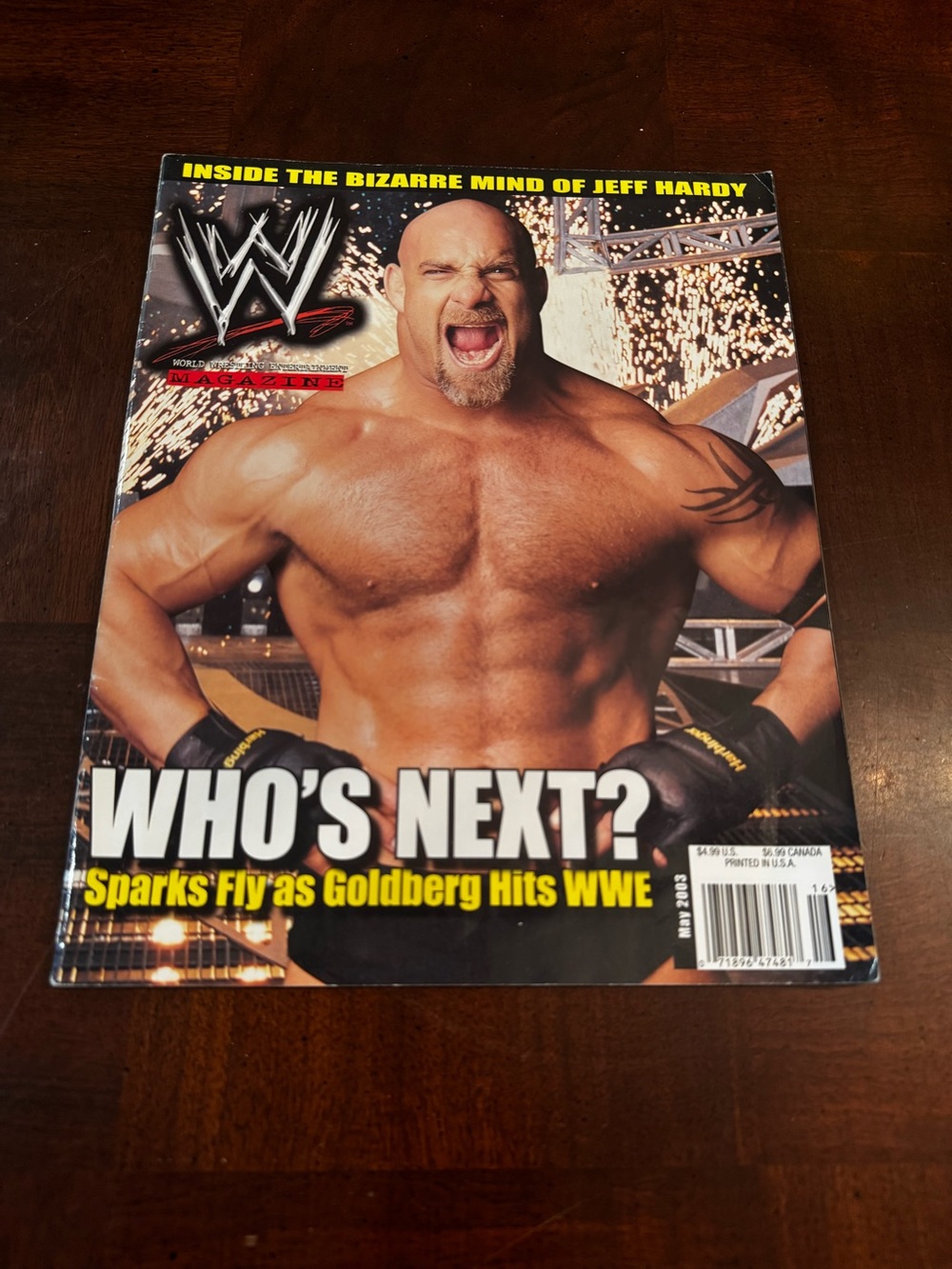 WWE - World Wrestling Entertainment Magazine May 2003 Goldberg Cover